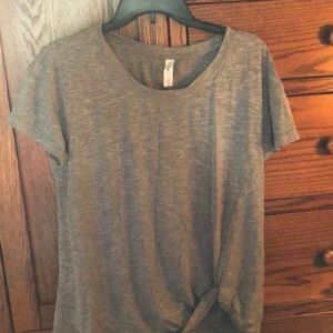 Workout or yoga shirt